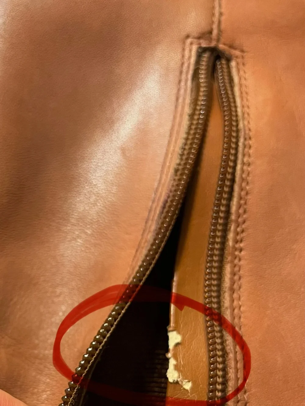 Vince Camuto Burnished Ombré Brown Leather just Over-the-Knee Riding Boots Size6